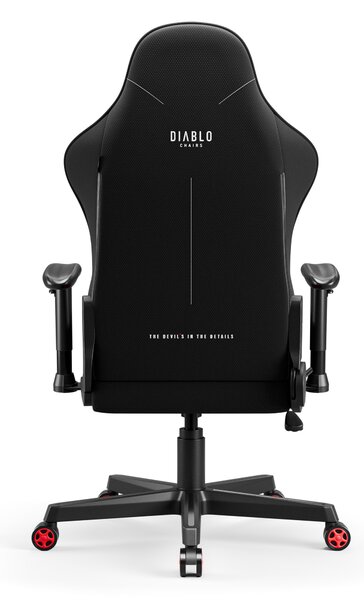 Otočná herní židle Diablo X-Starter černá-červená