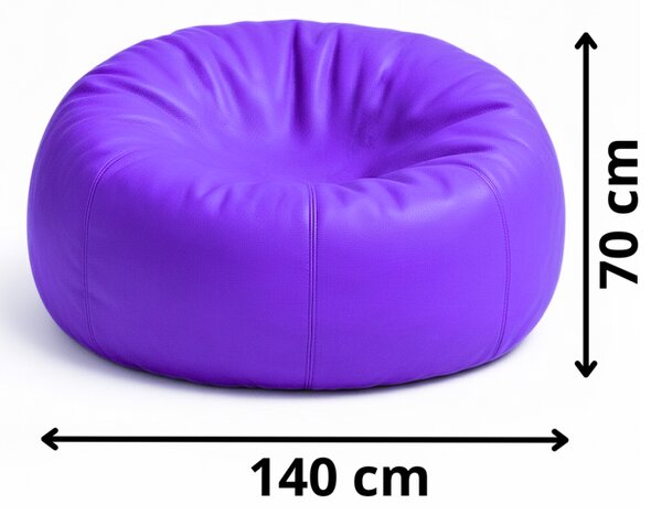 Sedací vak koule fialová EMI