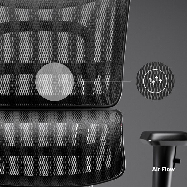 Ergonomická židle DIABLO V-MASTER: černo-šedá