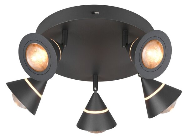Trio 637010532 LED bodové stropní svítidlo ROMEO | 7W integrovaný LED zdroj | 700lm | 2300+3000+4000K