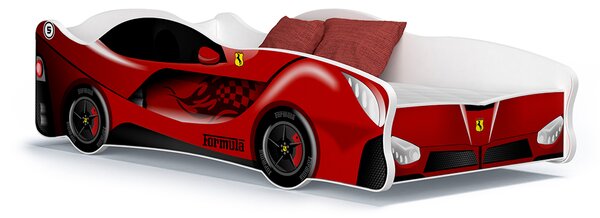 Dětská postel auto MICHAEL 160x80 cm - červená (21)