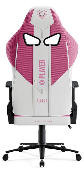 Látková herní židle X-Player 2.0.Normal size: Marshmallow Pink/ růžová