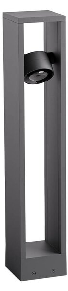 Redo Venkovní LED sloupek XROCK POLE 10W, v. 60 cm, IP65, 24V Barva: Rezavá hnědá, Barva světla: 2700K