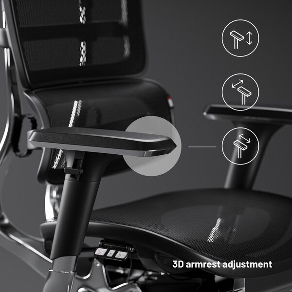 Ergonomická židle DIABLO V-MASTER: černá