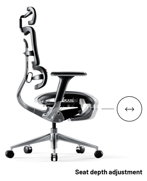 Ergonomická židle DIABLO V-MASTER: černá