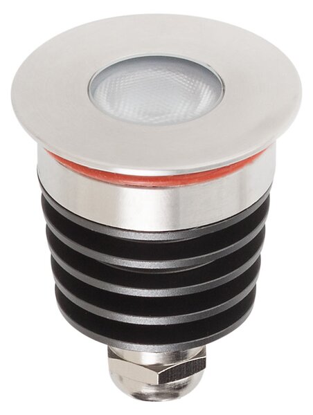 Redo Chodníkové LED svítidlo XGROUND 3W, ø 40 mm, 24V, IP67 Barva světla: 4000K