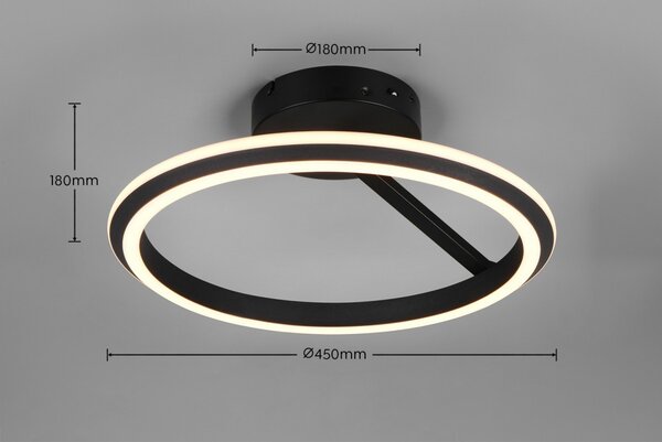 Trio 635510132 LED přisazené stropní svítidlo AMADOR | 34W integrovaný LED zdroj | 4000lm | 2300+3000+4000K | Trio - SwitchDimmer