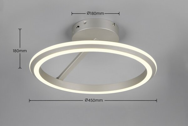 Trio 635510107 LED přisazené stropní svítidlo AMADOR | 34W integrovaný LED zdroj | 4000lm | 2300+3000+4000K | Trio - SwitchDimmer