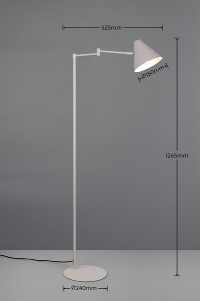 Trio 463900176 stojací lampa COSIMA | 10W E14 | s vypínačem
