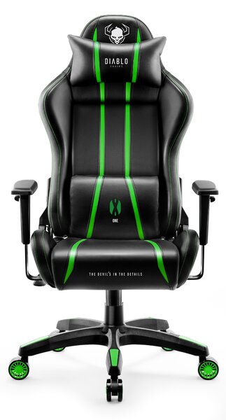 Herní židle Diablo X-One 2.0 Normal Size: černo-zelená