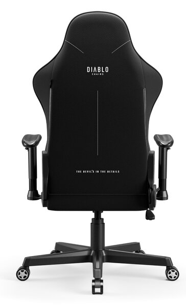 Šedé látkové herní křeslo Diablo X-Starter