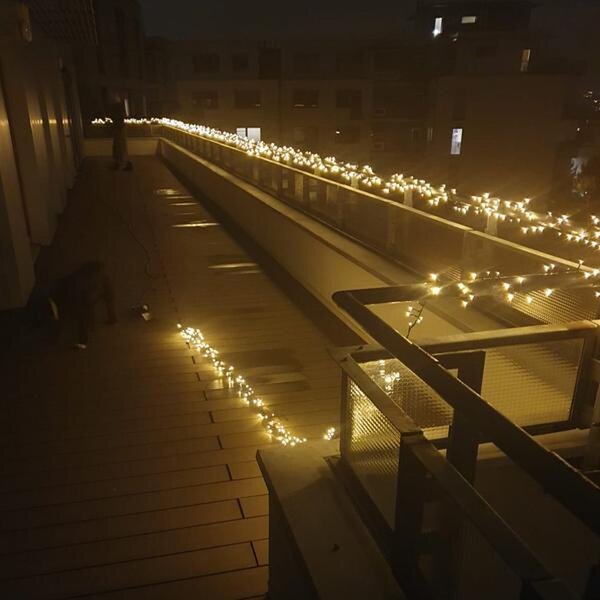 Hit Vánoční světelný řetěz 1152 LED chomáč 6,9m