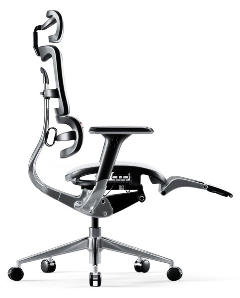 Ergonomické křeslo Diablo V-Master: černo bílá