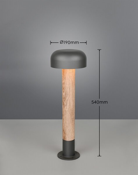 Trio T562560135 zahradní sloupek FRASER E27