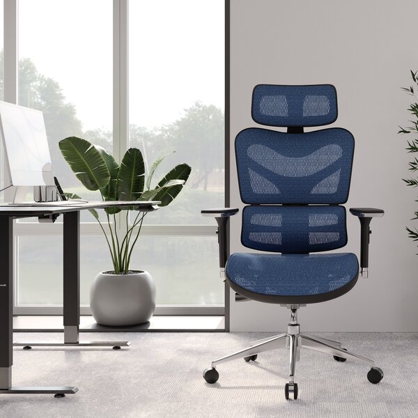 Ergonomická židle Diablo V-Commander: Černo-Modrá
