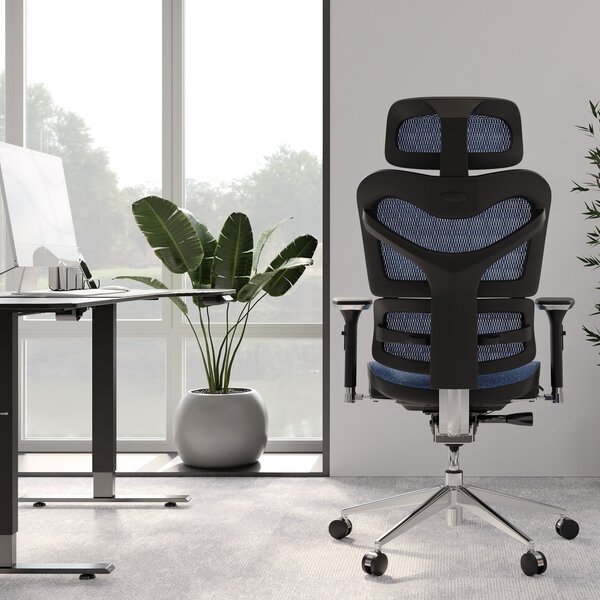Ergonomická židle Diablo V-Commander: Černo-Modrá