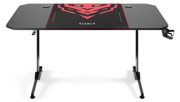 Velký herní stůl Diablo X-Mate 1600 černý