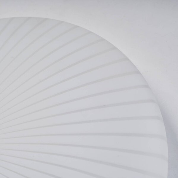 Searchlight LED stropní svítidlo Malta, Ø 39 cm, bílé, akryl,, Bílá / opál, Obývací pokoj / jídelna, Plast