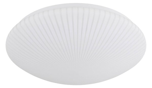 Searchlight LED stropní svítidlo Malta, Ø 39 cm, bílé, akryl,, Bílá / opál, Obývací pokoj / jídelna, Plast