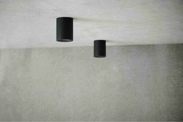 LOOM DESIGN LED stropní svítidlo Nyx, černé, IP54, stmívatelný, Černá, Koupelna, Hliník, Moderní