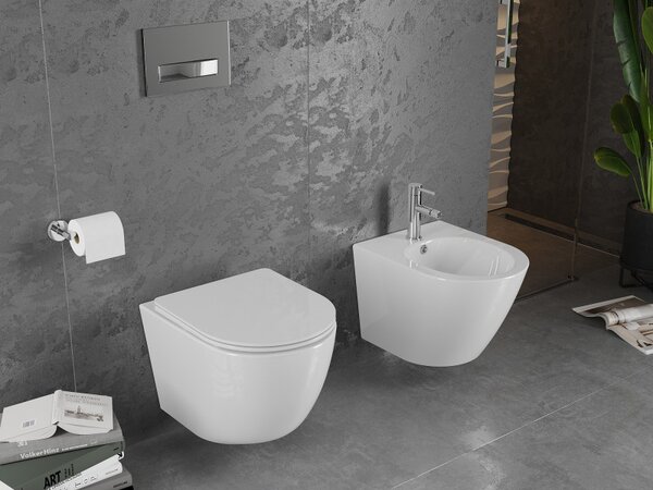 Mexen LENA, závěsný bidet, 48 x 38 cm, bílá, 35224800
