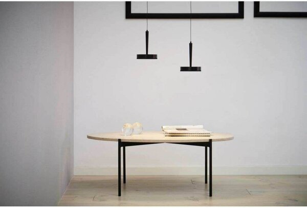LOOM DESIGN LED závěsné světlo Nyx P1, černé, hliník, stmívatelný, Černá, Obývací pokoj / jídelna, Hliník, Moderní