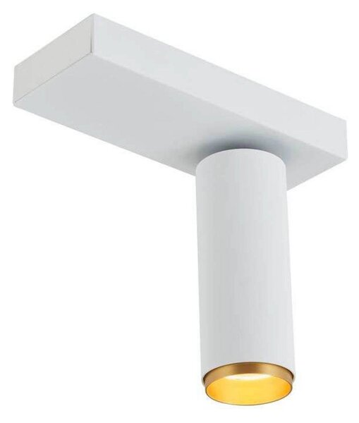 LOOM DESIGN LED stropní bodové světlo X-Beam, 1-flg., bílé, stmívatelný, Bílá / opál, Obývací pokoj / jídelna, Hliník, Moderní