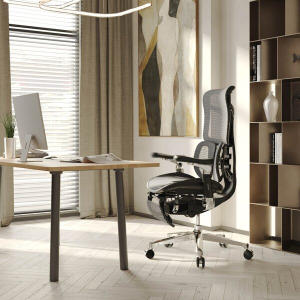 Ergonomická kancelářská židle BRAVE V-KINETIC: černá