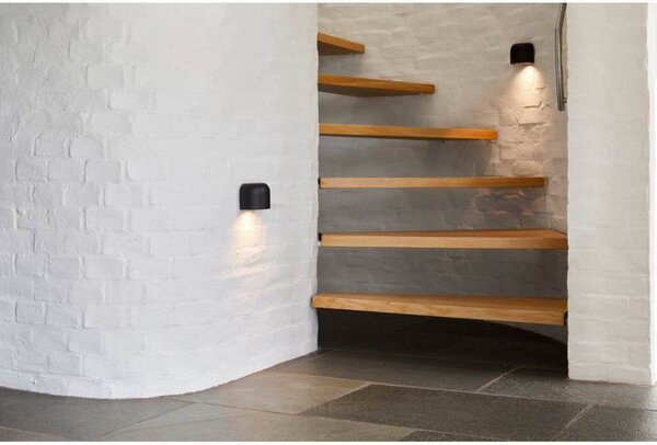 LOOM DESIGN LED nástěnné světlo Nyx, bílé, stmívatelný, Bílá / opál, Obývací pokoj / jídelna, Hliník, Moderní