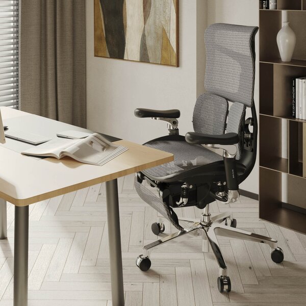 Ergonomická kancelářská židle BRAVE V-KINETIC: černá