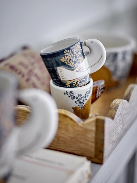 Hrneček na espresso Hezha Blue 55 ml Světlý