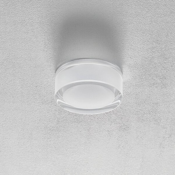 Wever & Ducré Lighting WEVER DUCRÉ Mirbi IP44 1,0 LED vestavné svítidlo kulaté, stmívatelný, Bílá / opál, Koupelna, Plast, Design, Zapuštěné kulaté