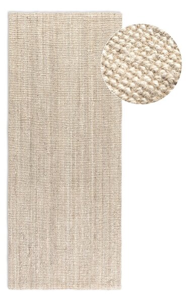 Krémový jutový běhoun 80x200 cm Bouclé – Hanse Home