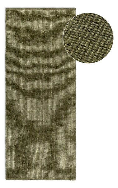 Khaki jutový běhoun 80x200 cm Bouclé – Hanse Home