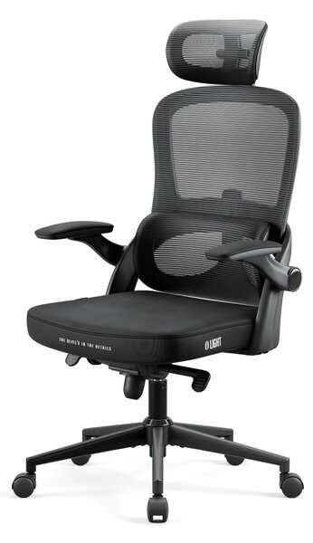 Ergonomická kancelářská židle Diablo V-Light: černá