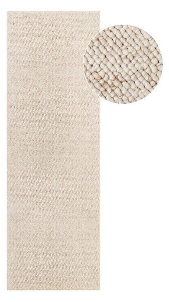 Krémový pratelný běhoun 80x240 cm Rocco Cream – Elle Decoration