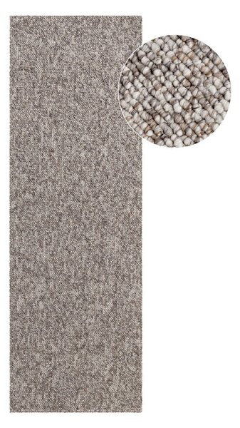 Šedý pratelný běhoun 80x240 cm Rocco Taupe – Elle Decoration