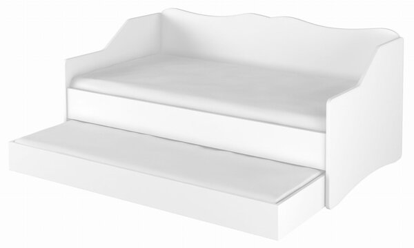 Dětská postel s přistýlkou LULLU 160x80cm - bílá