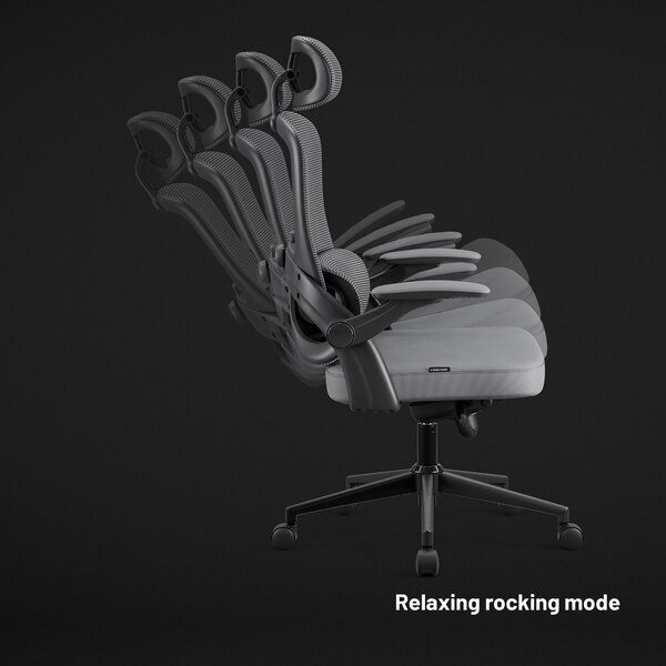 Ergonomická kancelářská židle Diablo V-Light: šedá