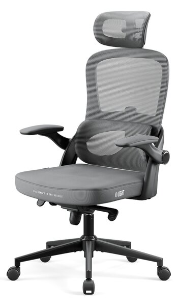 Ergonomická kancelářská židle Diablo V-Light: šedá