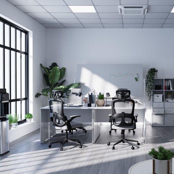 Ergonomická kancelářská židle Diablo V-Light: šedá