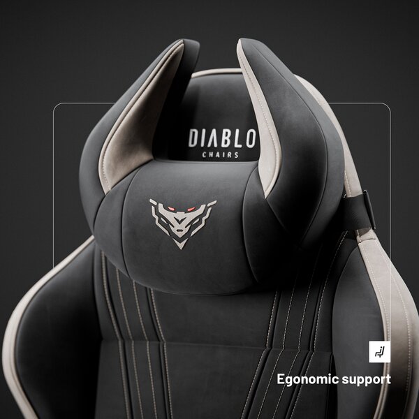 Herní židle látková Diablo X-Horn 2.0 Camel Black, Normal Size