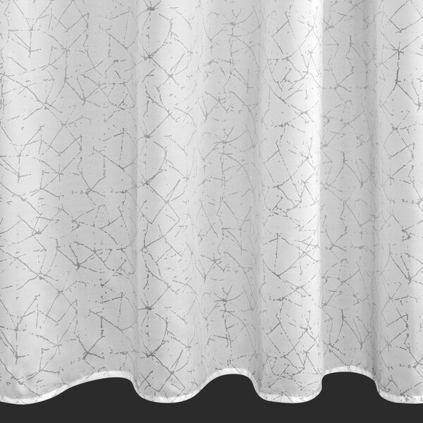 ZÁCLONA NA PÁSCE ROXI 140X270 CM BÍLÁ