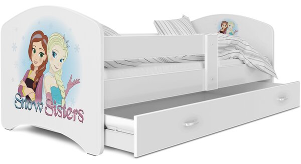 Dětská postel LUCY se šuplíkem - 140x80 cm - FROZEN