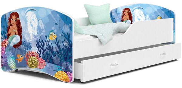 Dětská postel IGOR se šuplíkem - 160x80 cm - ARIEL
