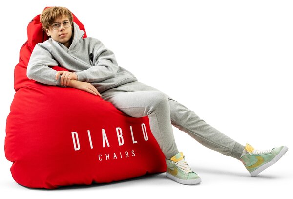 Sedací Vak Diablo Chairs XXL: Červený