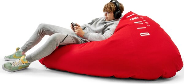 Sedací Vak Diablo Chairs XXL: Červený