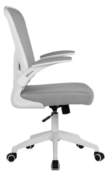 Dětská otočná židle Neoseat LEXI — látka, šedá