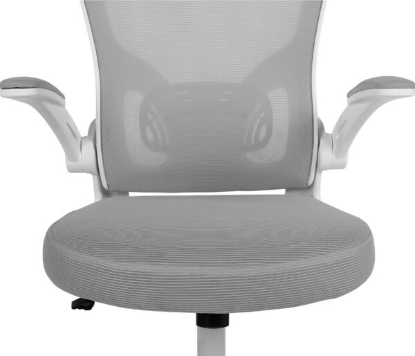 Dětská otočná židle Neoseat LEXI — látka, šedá