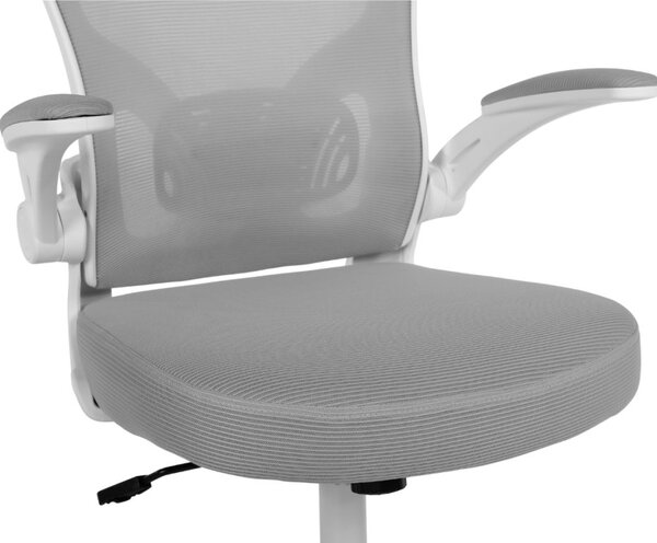 Dětská otočná židle Neoseat LEXI — látka, šedá